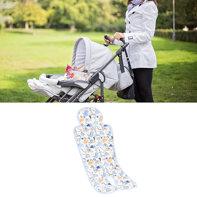 Gel Car Seat Cooler Pad, Summer Soft Breathable Cooling Pad Ice Cushion for Babies, Washable Summer Cooler Mat for Stoller, High Chair, Safety Seat
