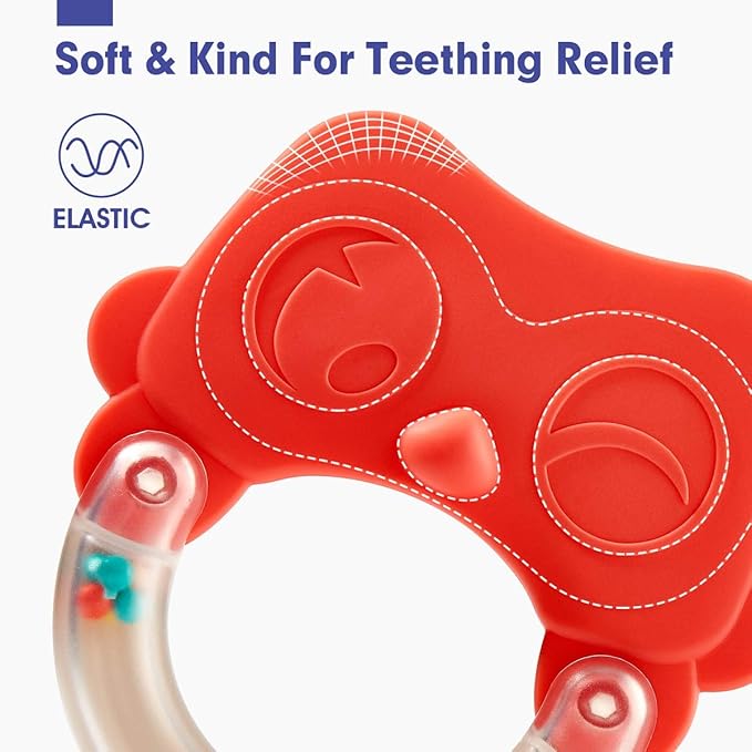 hahaland Baby Toys 0-6 Months - Baby Teething Toys for Babies 0-6 Months 6-12 Months 0-3-6-12 Months
