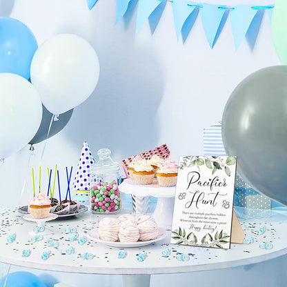 51 Pcs Cool Baby Shower Games Include Baby Pacifier Hunt 50 Acrylic