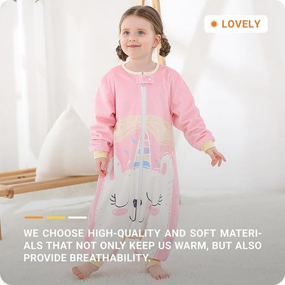Baby Sleeping Sack Sleeveless, Toddler Sleeping Bag with Legs