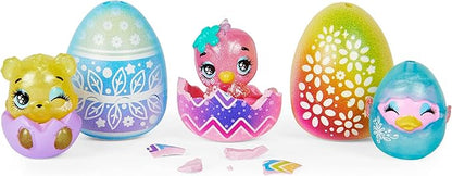 Hatchimals CollEGGtibles, Spring Toy Basket with 5 and 3 Pets 5 and