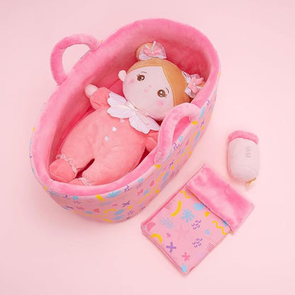 OUOZZZ Soft Baby Doll Set for Girls - My First