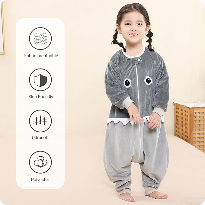 Baby Sleeping Sack Sleeveless, Toddler Sleeping Bag with Legs