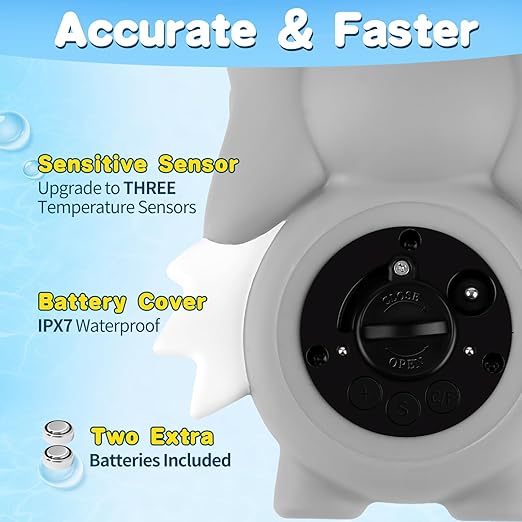 Baby Thermometer,with LED Display and Temperature Warning