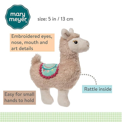Mary Meyer Super Soft Baby Rattle, Lily Llama 5-Inches
