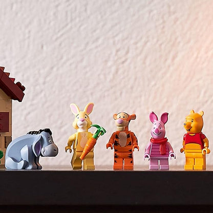 LEGO Ideas Disney Winnie The Pooh 21326 Building Set - Home Décor Collectible Gift with Piglet Minifigure and Eeyore Figure, Pooh Bear House Opens for Easy Access
