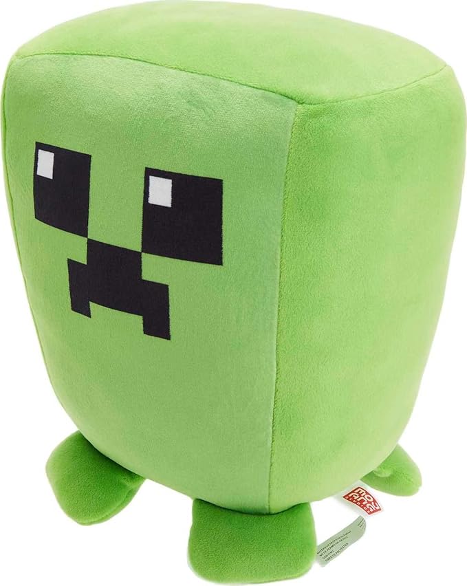 Minecraft Cuutopia 10-in Creeper Plush Character, Soft Rounded Pillow Doll 3 Years