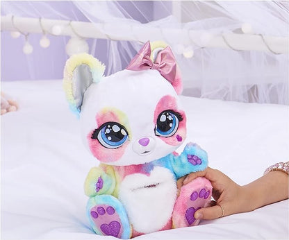 Interactive Rainbow Plush Toy and Baby with Bonus Bows, Over 150 Sounds & Actions 5 and