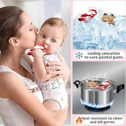 Baby Teething Toys, Silicone Teether for Babies