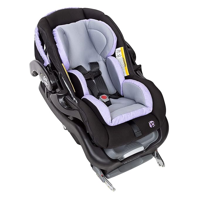 Baby Trend Universal Double Snap-N-Go Stroller Frame & Secure Snap Tech 35 Infant Car Seat, Lavender Ice