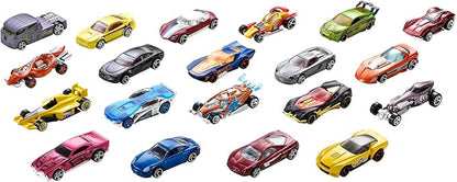 Hot Wheels Toy Cars & Trucks 20 Pack, Set of 20 1:64 Scale Vehicles for Play or Display