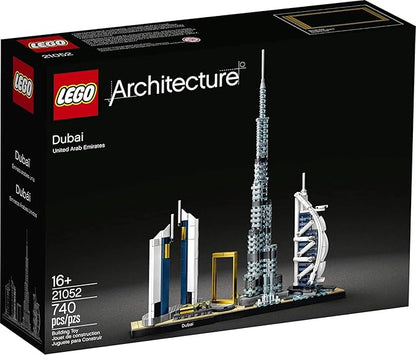 LEGO Architecture Skylines: Dubai 21052 Building Kit, Collectible Architecture Building (740 Pieces)