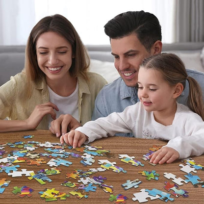 HUADADA Jigsaw Puzzles for Kids 100 Pieces, Dinosaurs Park Floor Toys Montessori Games Learning Education Activities Birthday Gifts for Toddlers Boys Girls Ages 5 6 7 8+ Year Old (15"x10") 1:1 Poster
