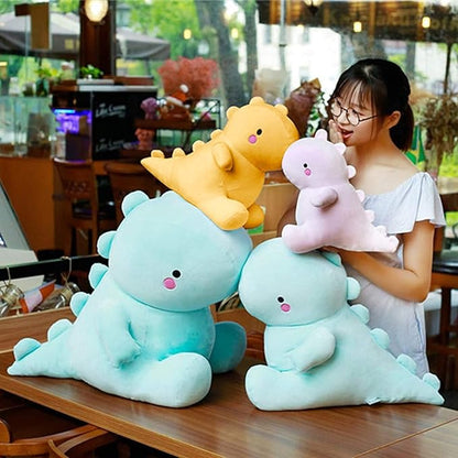 VHYHCY Cute Dinosaur Plush Toys, Fat Dinosaur Stuffed Animals Toys Dolls 20 inch