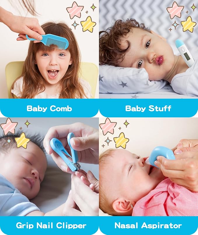 Baby Healthcare and Grooming Kit, 20 in 1 Baby Safety Boys(20 kits 20 in 1)