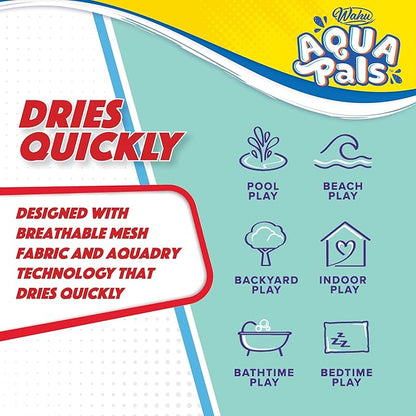 Wahu Aqua Pals Disney Classic Elsa Plush Water Toy for Kids Ages 2+, Fast-Drying Waterproof Plush Doll Toy for Pool and Bathtub 16"