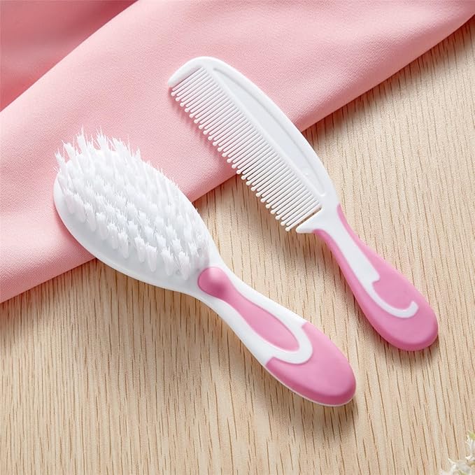 Baby Hair Brush and Comb Sets, New Born Baby Hair Brushes