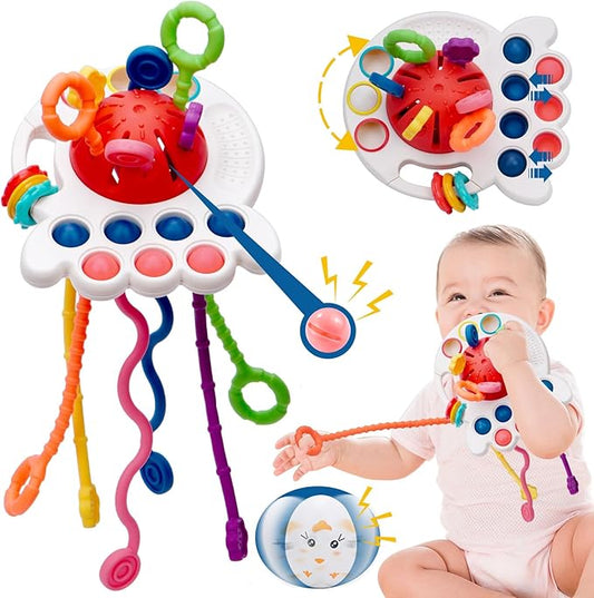 Montessori toys for babies 6-12 months Baby Silicon Sensory Travel 3-6 Months 1 Year
