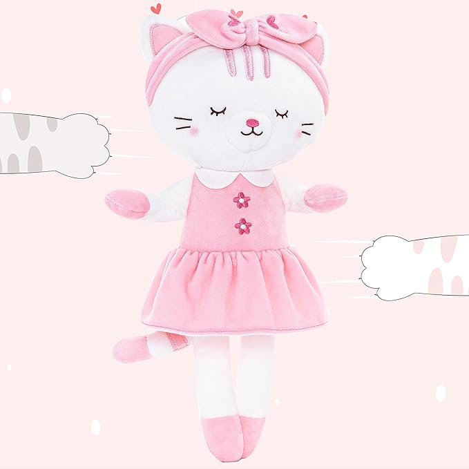 Lazada Stuffed Cat Dolls Animal Kitty Plush Toy Baby Girl 16"