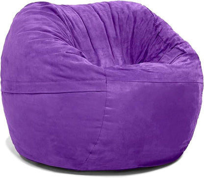 Jaxx 3 ft Bean Bag Chair with Removable Cover, Grape