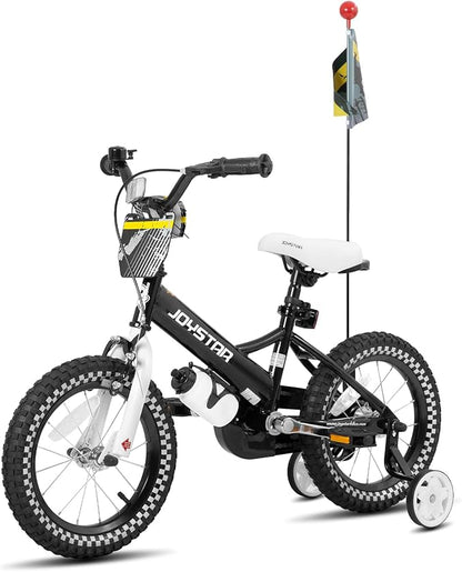 JOYSTAR Little Daisy Kids Bike for Girls Boys Ages 2-7 Years, 12 14 16 Inch Girls Bikes with Doll Bike Seat & Streamers