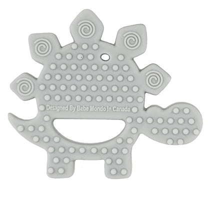 Dinosaur Teething Toys Teethers with Pacifier Clip for Infant Baby Newborn Babies 3-6-12 Months BPA Free 6 to 12 Months & Up- Baby Teether, Baby Gift