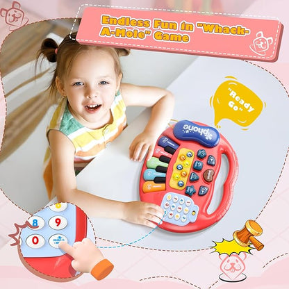 Ideashop Baby Piano Toys for 6 to 12 Months, Light 1 2 3 Years