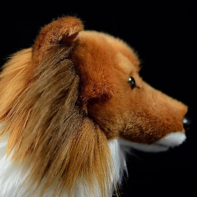 Simulation Collie Sheepdog Doll Collie Stuffed Animals Plush Toy 10" Long……