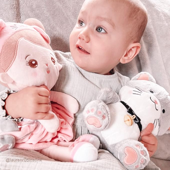OUOZZZ Soft Baby Doll for Girls - My First Baby 15"
