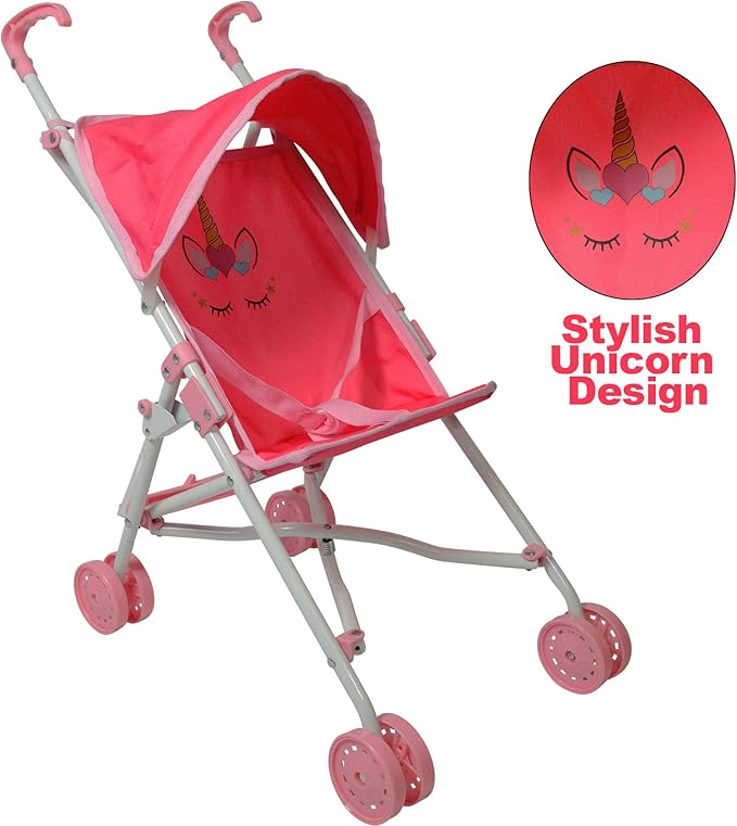 Unicorn Baby Doll Accessories - Pretend Play Kids Toys