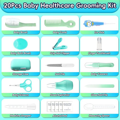 Baby Healthcare and Grooming Kit, 20 in 1 Baby Safety Boys(20 Kits