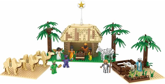 African Nativity International Series - Block Building Christmas Nativity Set 12+ (603