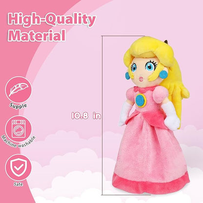 Princess Peach Plush Toy Princess Peach Doll Collection Mario Plush 11 Inch