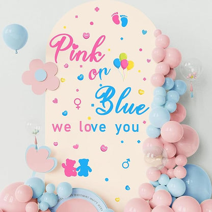 Boy Or Girl Sign Party Decal Gender Reveal Backdrop Decals