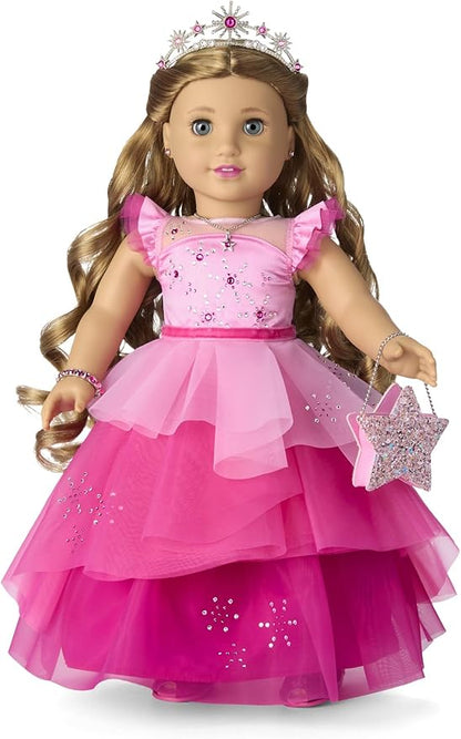 American Girl 2024 Pink Stardust Holiday Collector Doll with Swarovski Crystals – Blonde