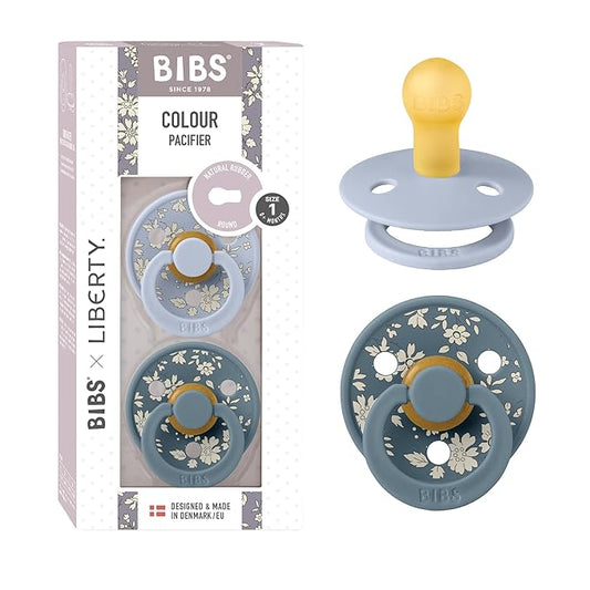BIBS Liberty Pacifier | 2 Colour Natural Rubber Latex Soothers