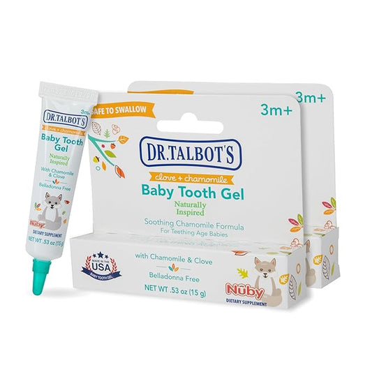 Dr. Talbot's Baby Tooth Gel for Sore Gums, Naturally Inspired 2 Pack, 1.06 Oz,