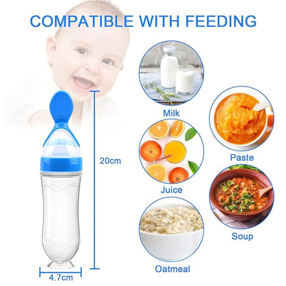 Food Feeder Baby Fruit Feeder Pacifier (3 Pcs) with 6 2 PCS 90ML with 2 Baby