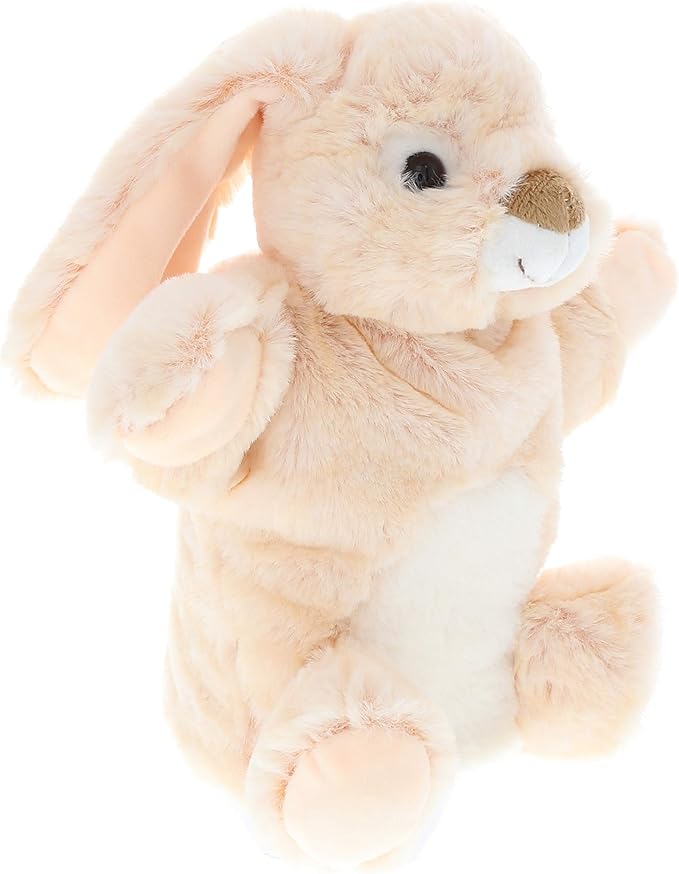 DolliBu Rabbit Plush Hand Puppet For Kids - Soft Plush