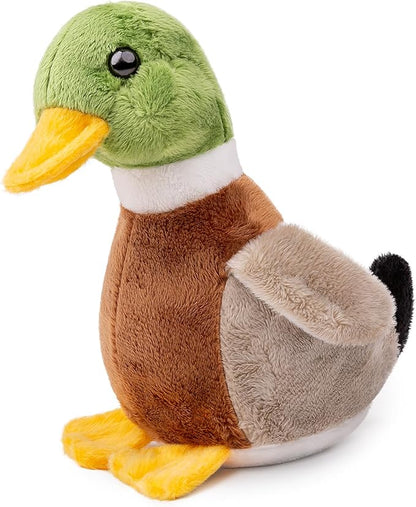 ZHONGXIN MADE Mallard Duck Plush Toy - Soft Mallard Duck Stuffed Animals Doll, Cute Green Duck Plushie Toy Home Decoration 5.6”