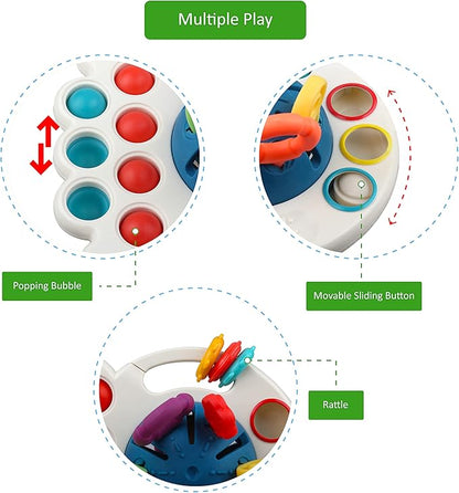 Baby Montessori Sensory Toys - Toddler Travel Toys Educational Learning Activities 6 9 12 18 1 2 3 Year