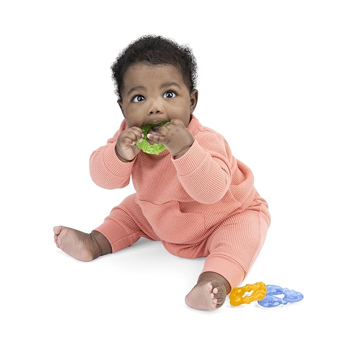 Bright Starts Chill & Teethe Water-Filled BPA-Free Baby Teething Toy, 3 Months+
