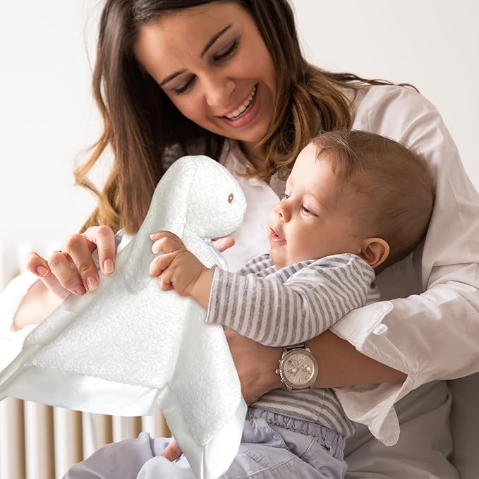 Bunny Baby Security Blanket Loveys for Babies Boys Girls, 15" Soft Baby Lovey Unisex Lovie