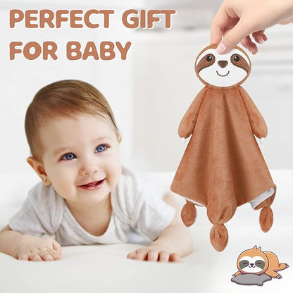 Pro Goleem Sloth Security Blanket Soft Loveys for Babies 14 Inch