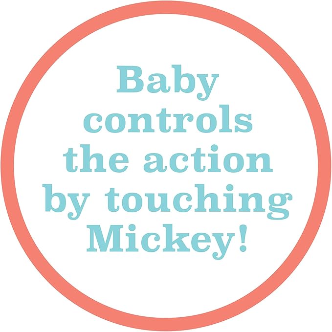 Disney Baby Musical Crawling Pals Plush, Mickey