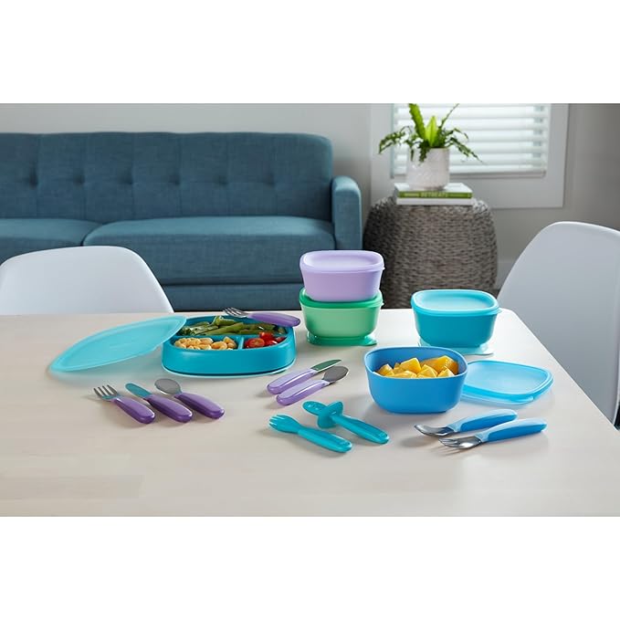 NUK Kiddy Cutlery Forks, Durable Stainless Steel, BPA & Latex-Free, 18+ Months, Pack of 3