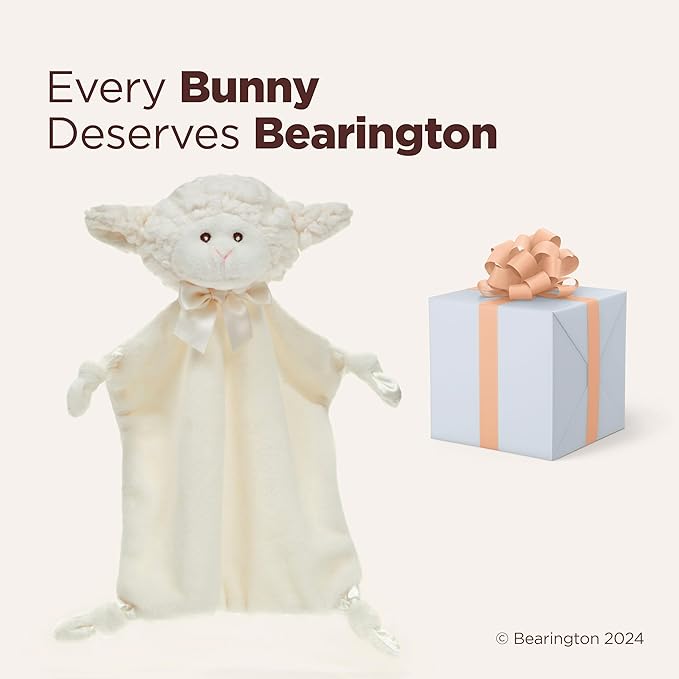 Bearington Baby Wee Lamby, 8 x 7 Inch Small Lamb Stuffed Animal