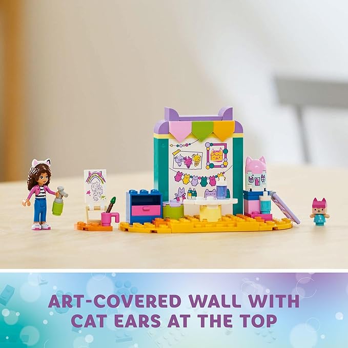 LEGO Gabby's Dollhouse Crafting with Baby Box Building Toys - Pretend Play Toy Figures & Playset for Kids, Girls & Boys, Ages 4+ - Birthday Gift - 10795