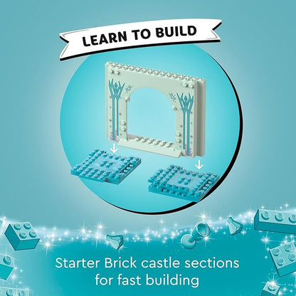 LEGO Disney Frozen Elsa’s Frozen Princess Castle Building Toys Set - Frozen Toys for Kids, Girls & Boys, Ages 4+ - Birthday Gift Idea - 43238