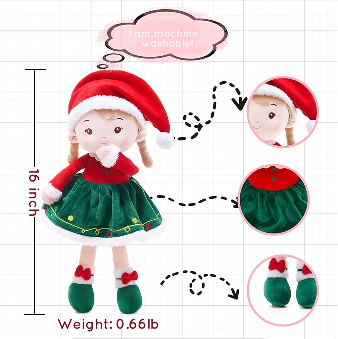 Soft Baby Doll for Girls - My First Baby Doll 16"